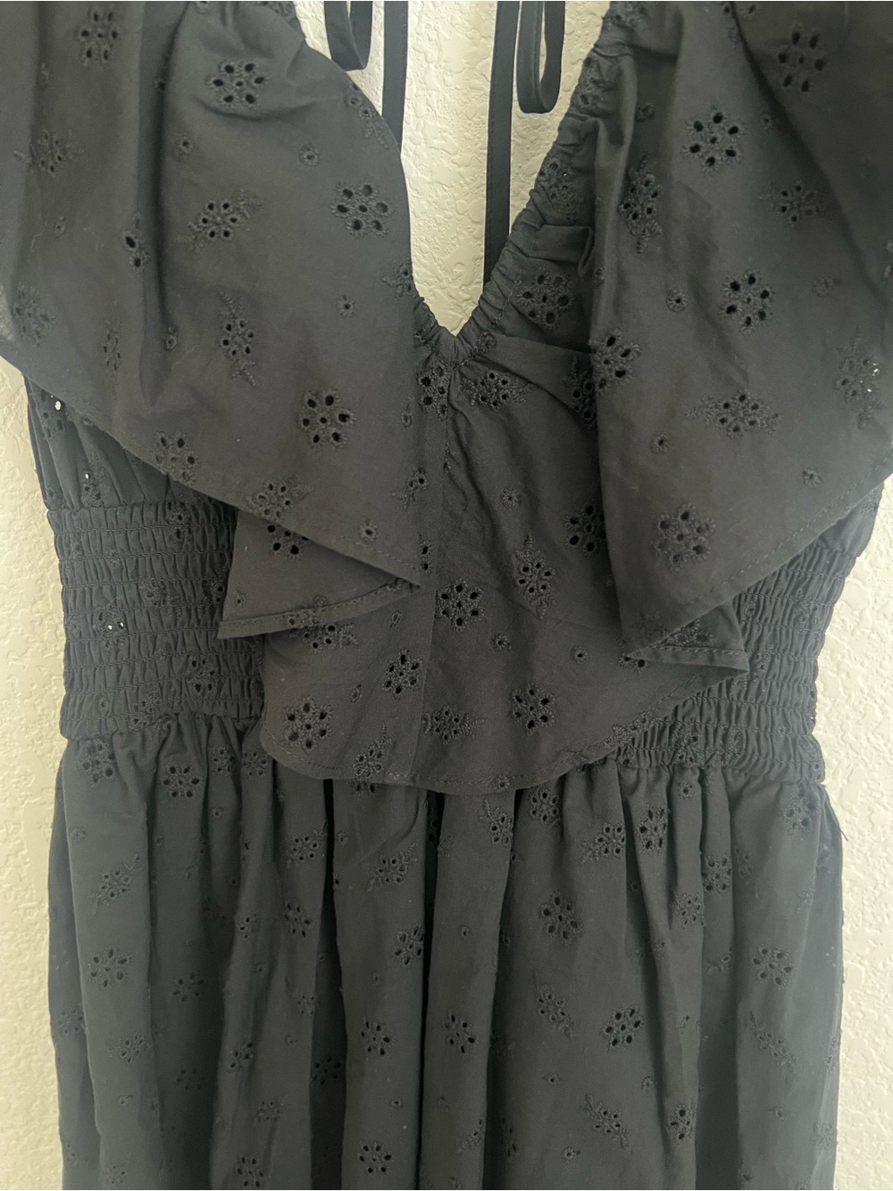 Eyelet Ruffle Midi Dress - Picture 5 of 5